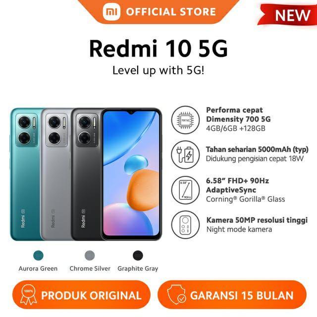 HP 5G Harga Rp2 Jutaan, Spesifikasi Xiaomi Redmi 10 5G
