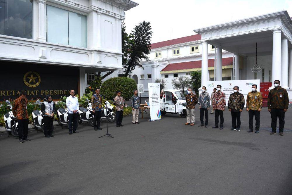 PLN pasok listrik ke Istana Kepresidenan menggunakan energi baru terbarukan (EBT) (dok. Sekretariat Presiden)