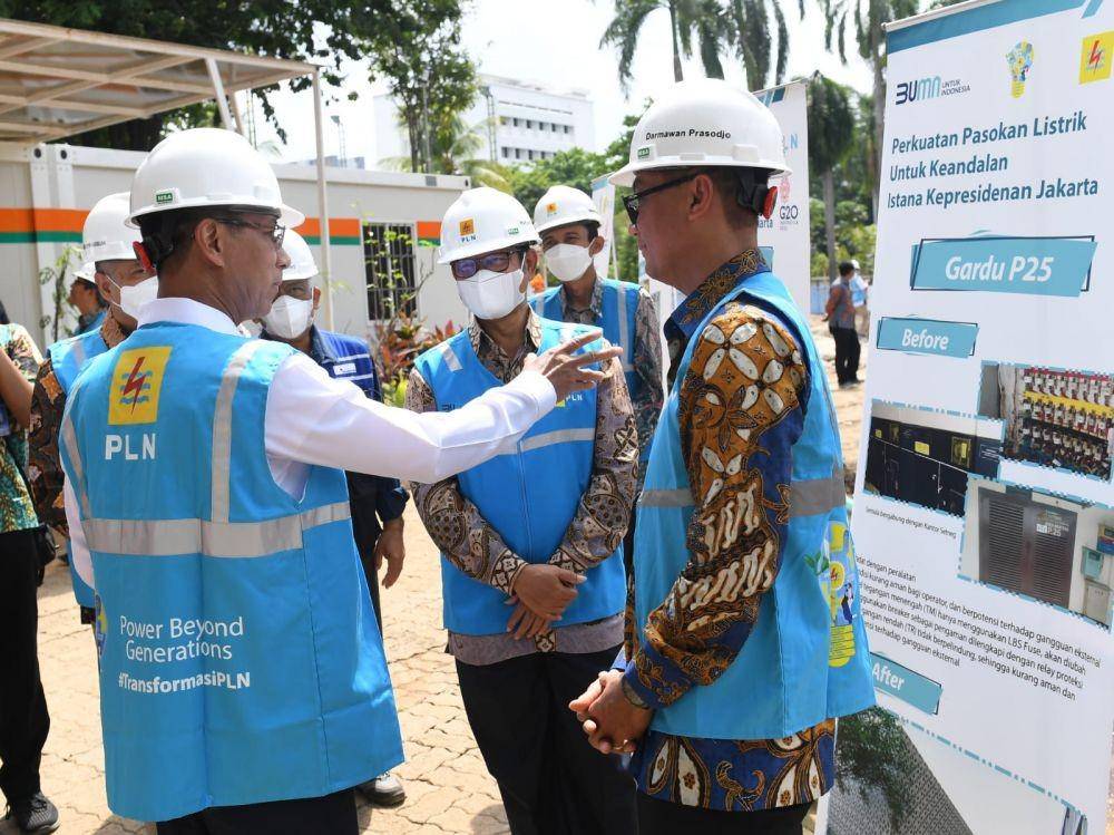 PLN pasok listrik ke Istana Kepresidenan menggunakan energi baru terbarukan (EBT) (dok. Sekretariat Presiden)