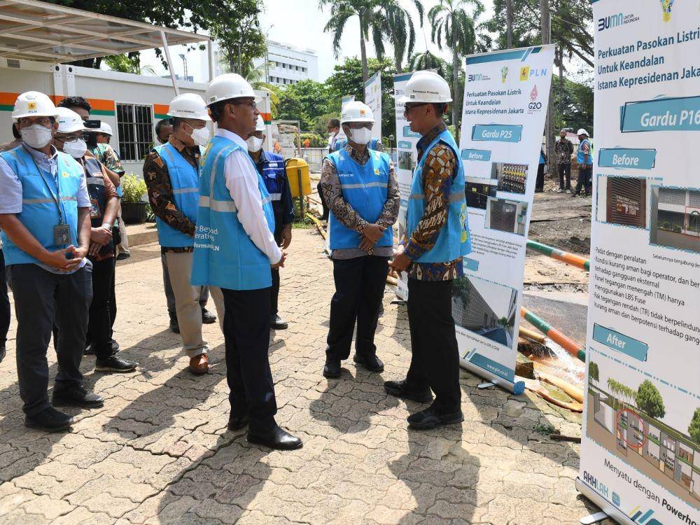 PLN pasok listrik ke Istana Kepresidenan menggunakan energi baru terbarukan (EBT) (dok. Sekretariat Presiden)