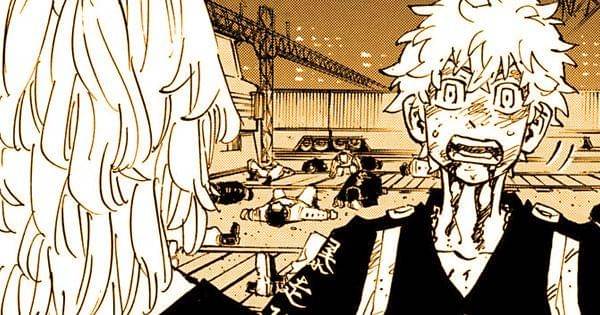 Mikey berkata bahwa kakaknya bisa melompati waktu seperti Takemichi ( Dok. Kodansha / Tokyo Revengers )