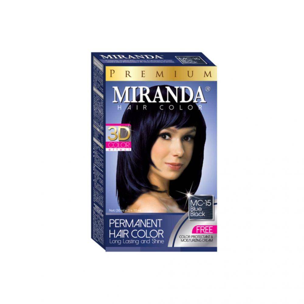 Miranda Hair Color MC15 Blue Black (shopee.co.id/mirandahaircare)