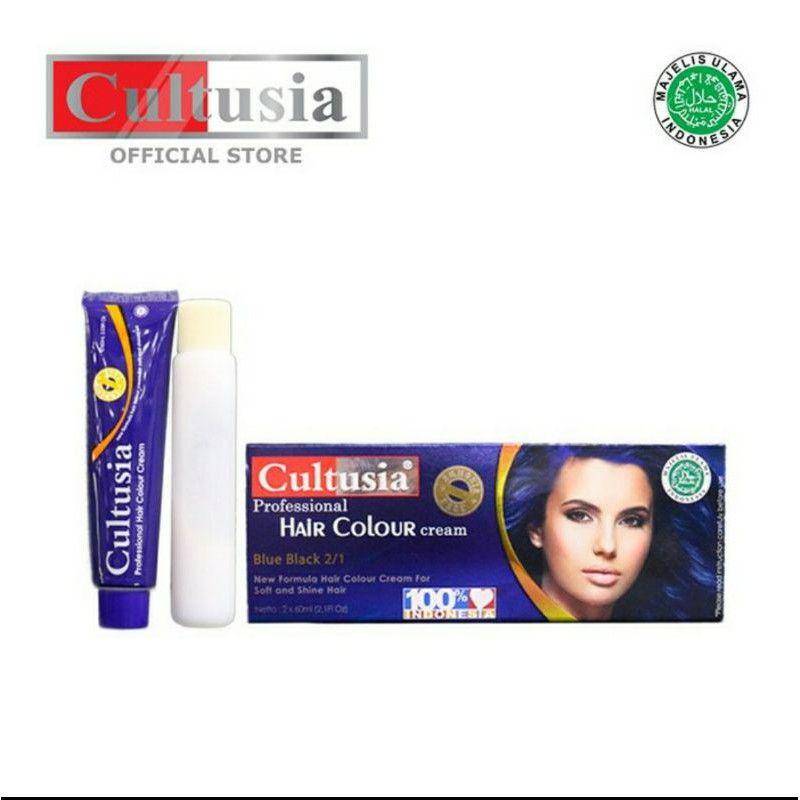 Cultusia Hair Color Blue Black (shopee.co.id/cultusiabeautystore)