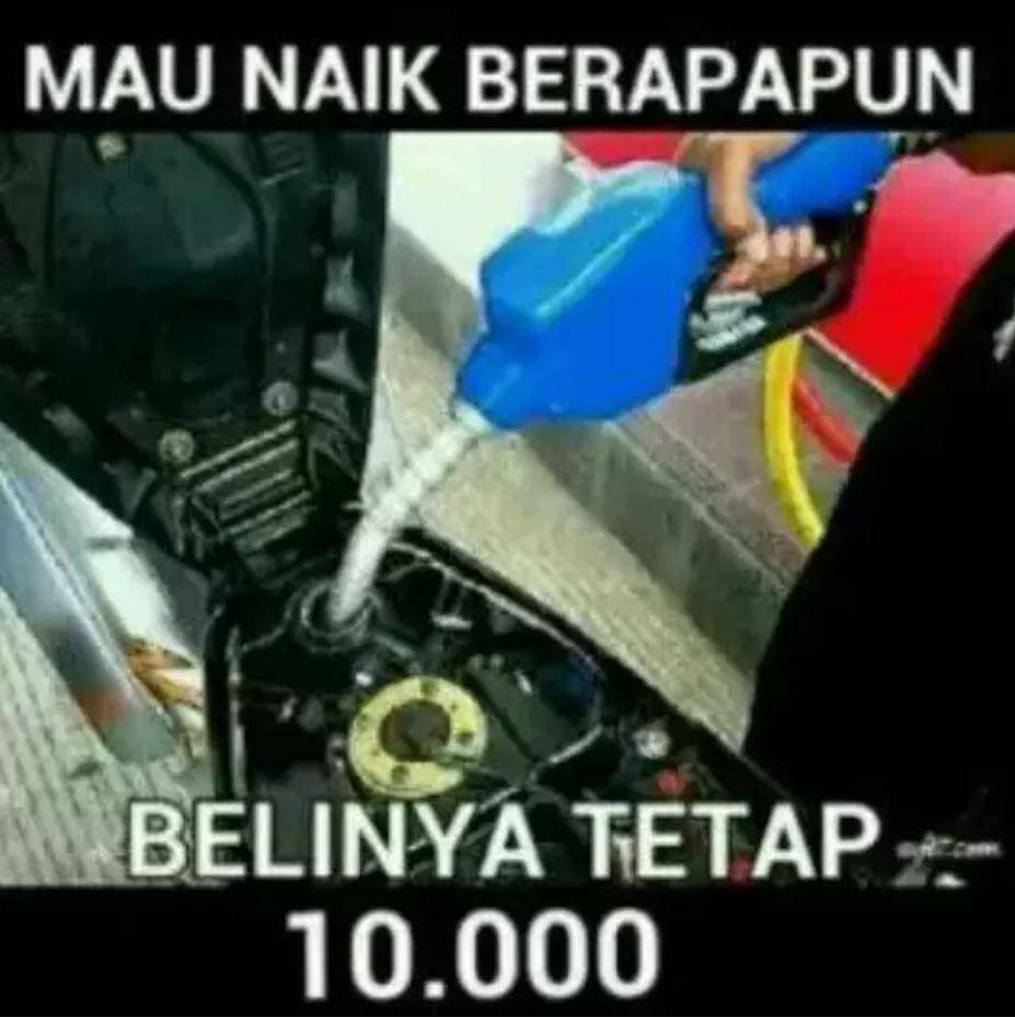 meme efek harga BBM naik (me.me)