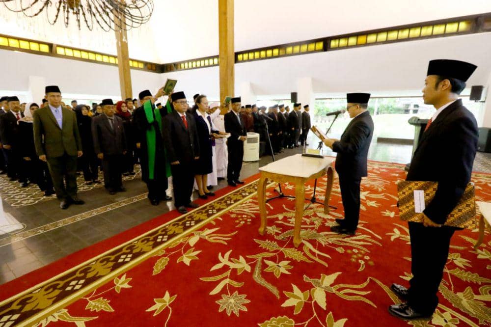 Pelantikan pejabat Pemkab Banyuwangi. (banyuwangikab.go.id)
