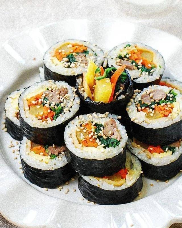 potret gimbap (instagram.com/koreanbapsang)