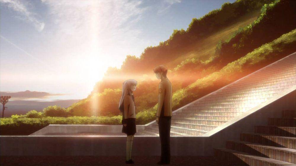 Kanade Tachibana dan Yuzuru Otonashi (dok. P.A. Works/Angel Beats!)