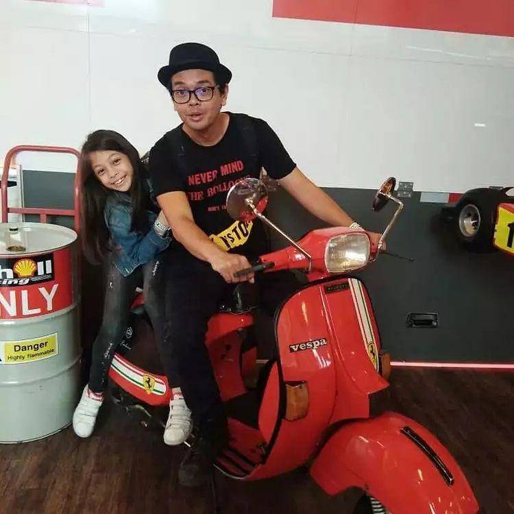 Nada Tarina Putri dan ayah kandungnya (instagram.com/bheben_tfive)