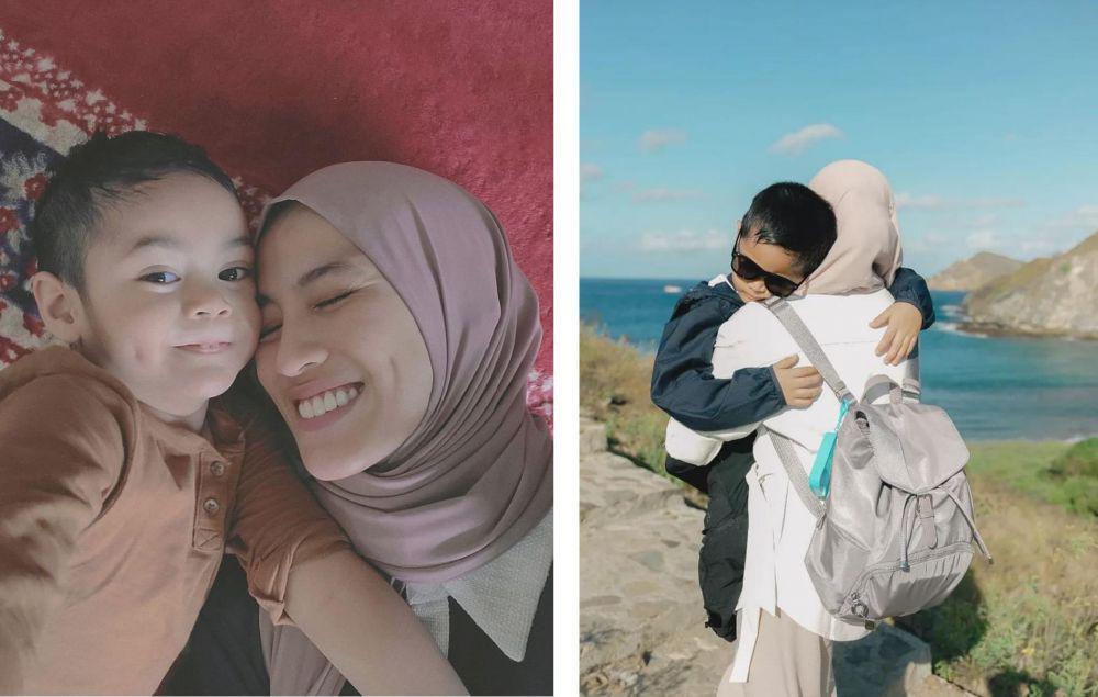 9 Potret Alyssa Soebandono dan Putra Bungsu, Sama-Sama Berlesung Pipi!