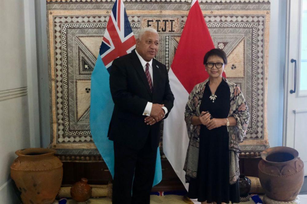 Perkuat Peran Indonesia di Pasifik, Menlu Retno Kunjungi Fiji-Solomon