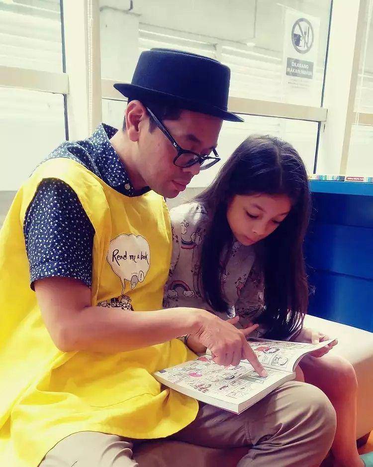 Nada Tarina Putri dan ayah kandungnya (instagram.com/bheben_tfive)