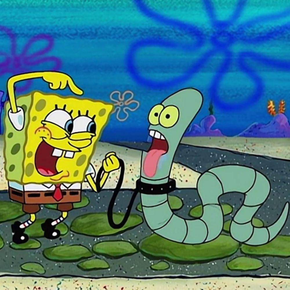 SpongeBob dan Rex. (dok.Nickelodeon/SpongeBob SquarePants)