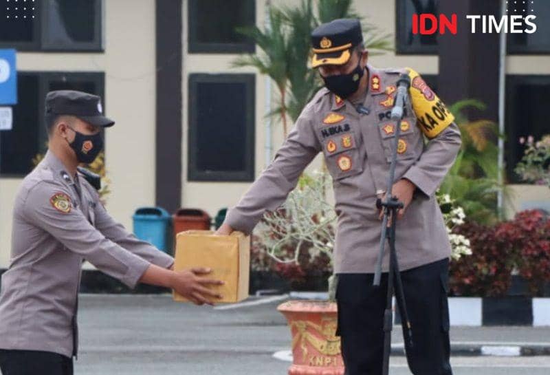Unik, Personel Polres PPU Sisihkan Rp1 Ribu untuk Sedekah Fakir Miskin