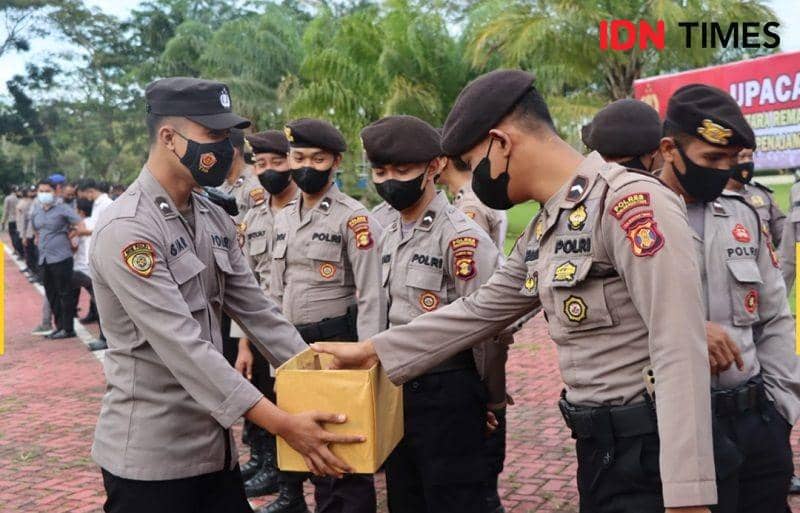 Anggota Polres PPU saat sisihkan dana Rp1000 setiap hari (IDN Times/Ervan)