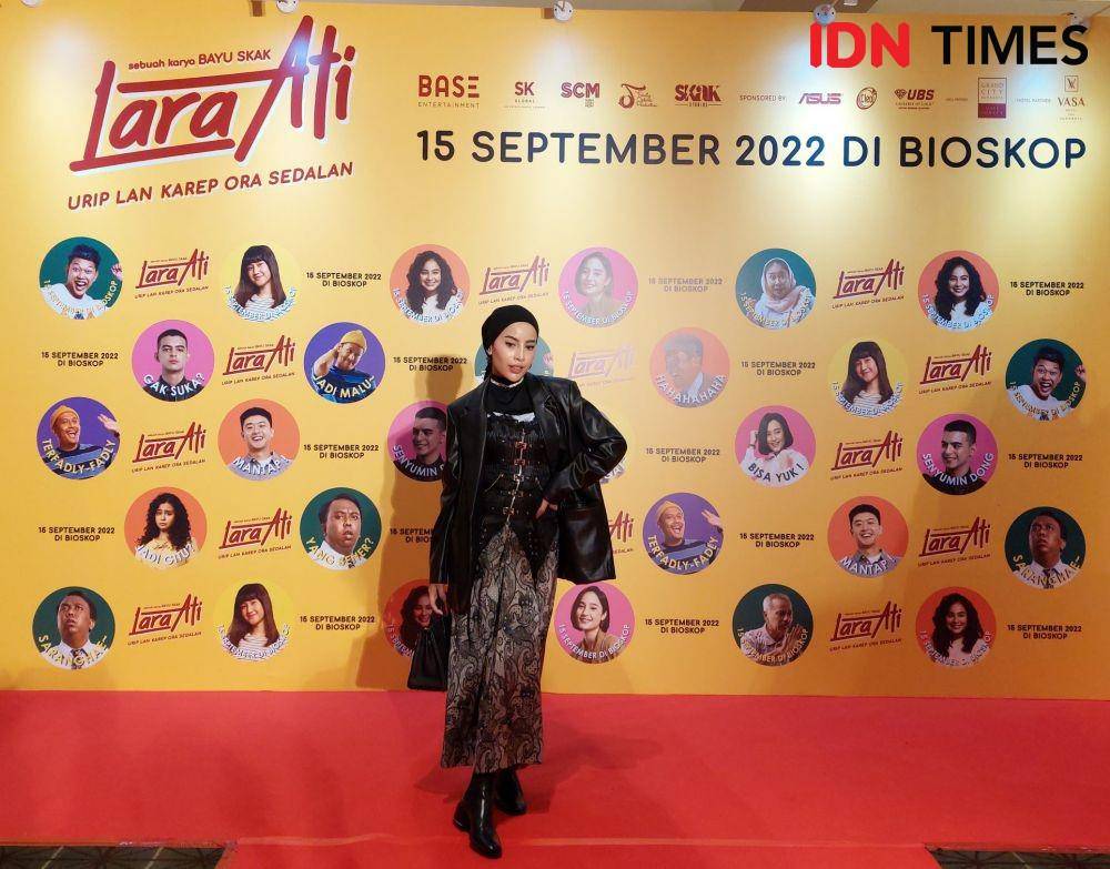 Artis di gala premier film Lara Ati (dok. IDN Times/Aulia Supintou/)