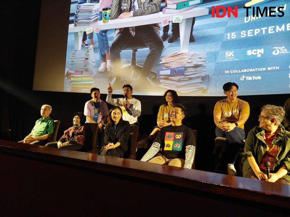 Pre-screening dan press conference film Lara Ati [8/9/2022] (dok. IDN Times/Aulia Supintou)