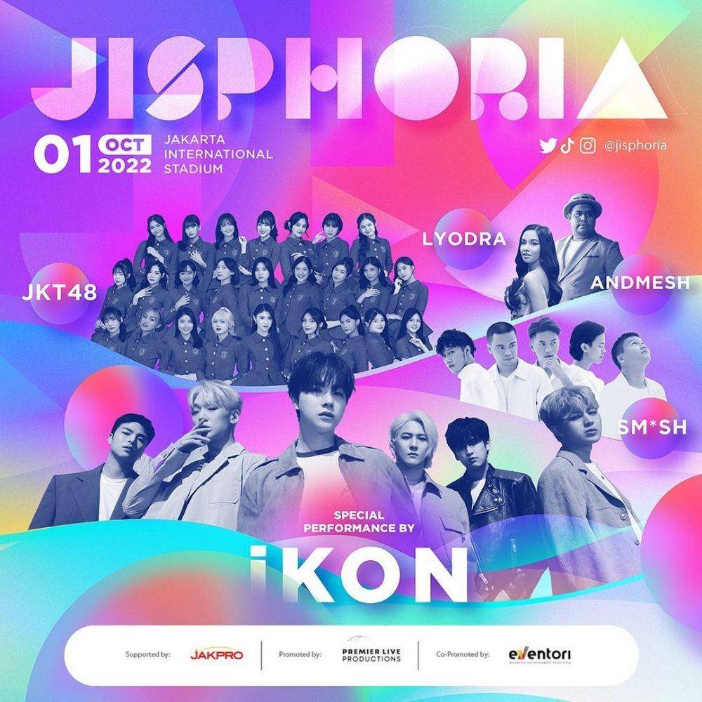 Daftar penampil konser Jisphoria (instagram.com/jisphoria)