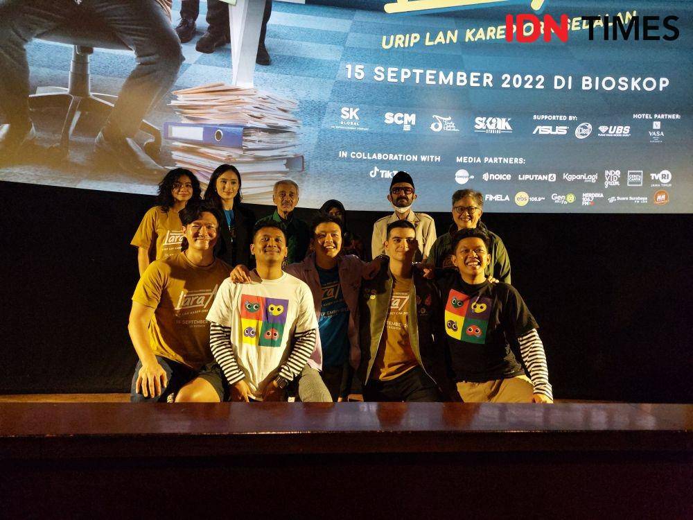 Pre-screening dan press conference film Lara Ati [8/9/2022] (dok. IDN Times/Aulia Supintou)
