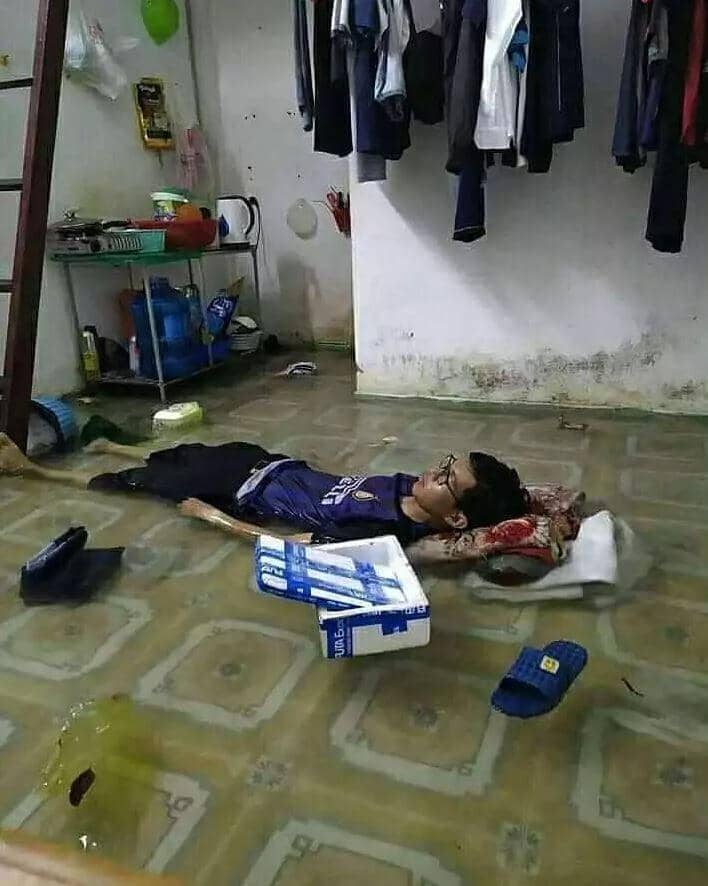 orang kelewat pasrah (instagram.com/bagihumor)