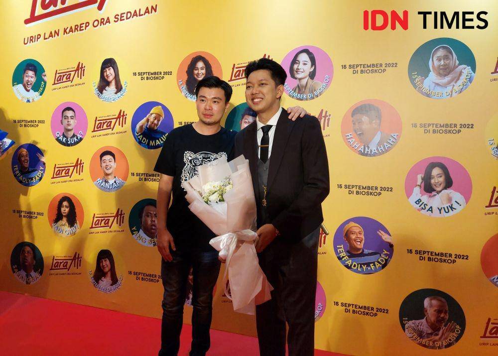 Artis di gala premier film Lara Ati (dok. IDN Times/Aulia Supintou/)