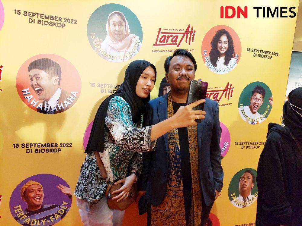 Artis di gala premier film Lara Ati (dok. IDN Times/Aulia Supintou/)