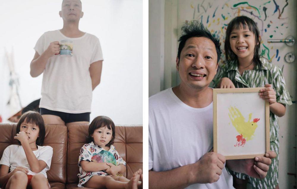 9 Potret Quality Time Ringgo Agus dan 2 Buah Hati, Bukti Ayah Siaga!