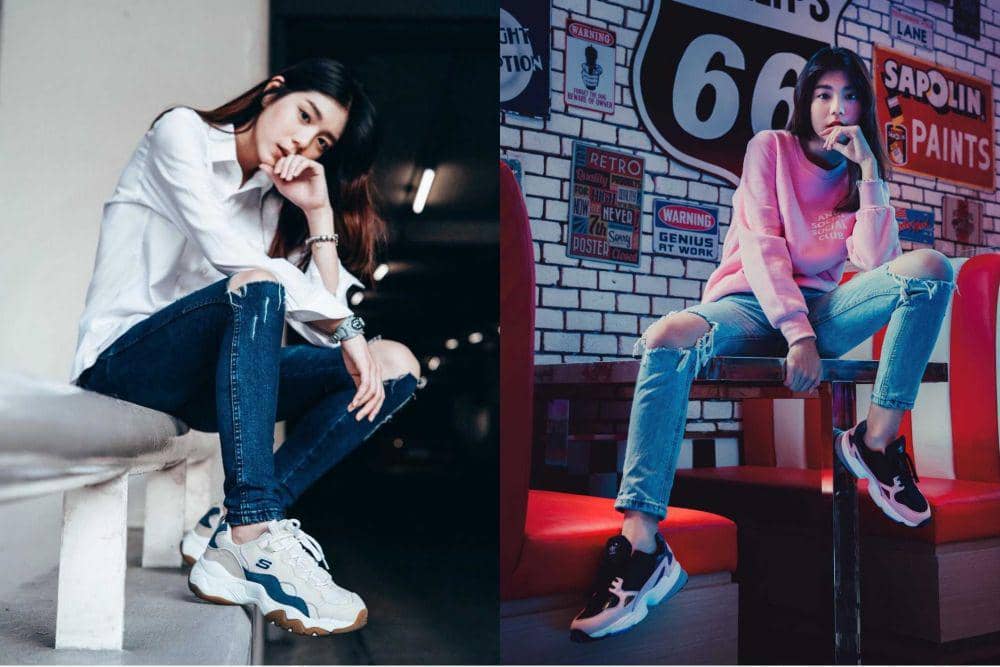 10 Rekomendasi Sneakers Kasual Meimei Thanyawee, Auto Cool!