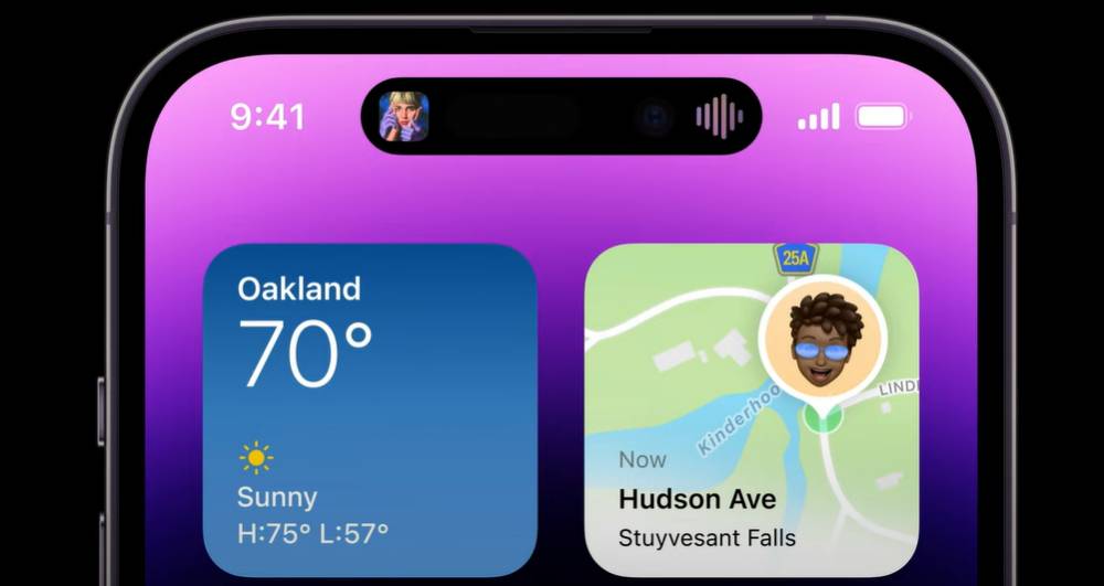 Notch di iPhone 14 Pro (dok. YouTube/Apple)