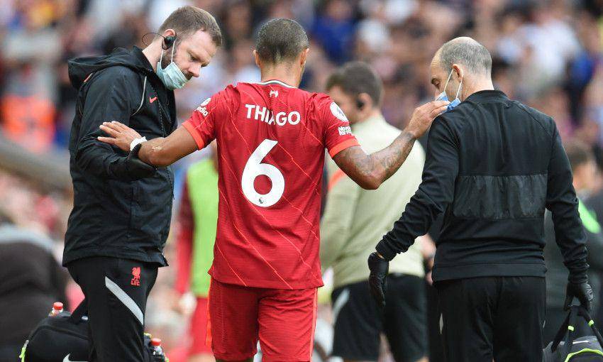 Thiago Alcantara yang mengalami cedera (liverpoolfc.com)