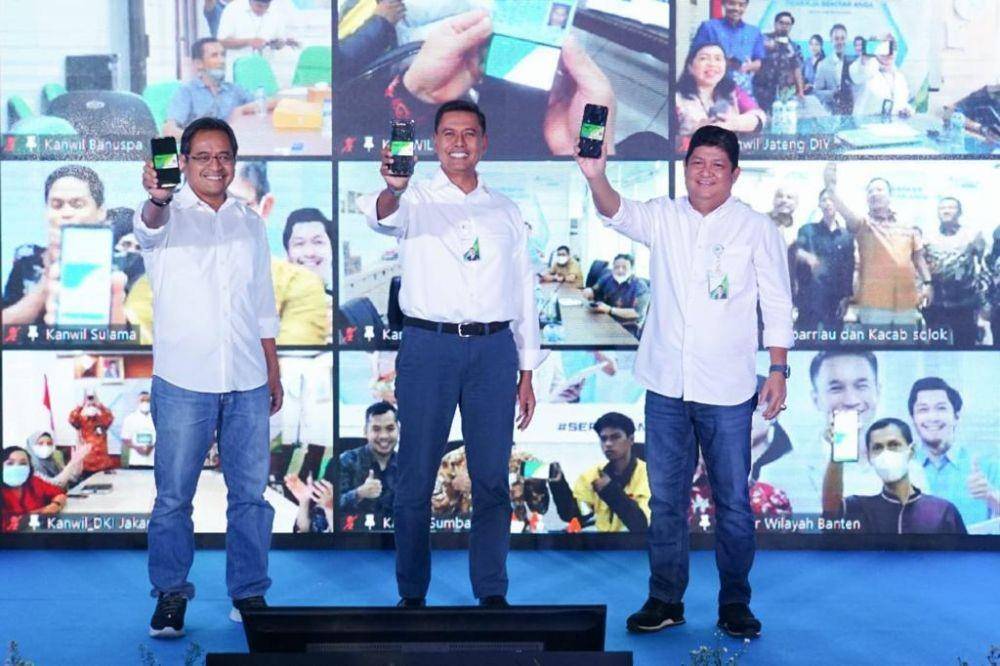 Direktur Utama BPJAMSOSTEK Anggoro Eko Cahyo dalam kegiatan launching yang dilakukan di Plaza BPJAMSOSTEK, Jakarta, pada Kamis (8/9/2022). (IST/BPJamsostek)