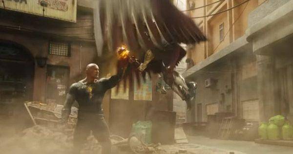 Black Adam vs Hawkman ( Dok. Warner Bros / Black Adam )