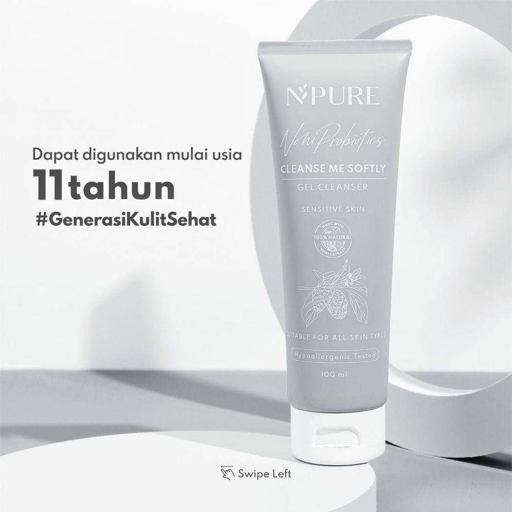 Rekomendasi facial wash pH rendah (instagram.com/npureofficial)
