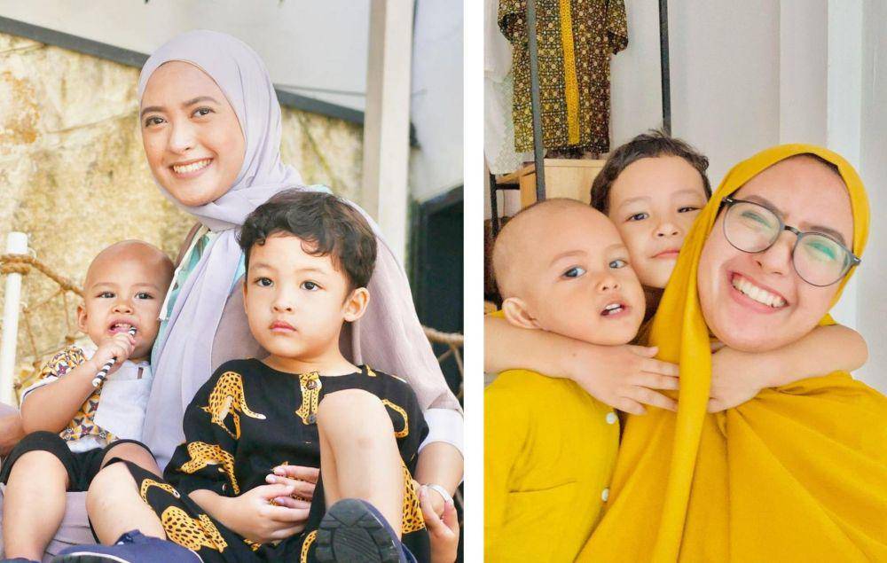 potret Adhitya Putri dan buah hati (instagram.com/adhityaputri)