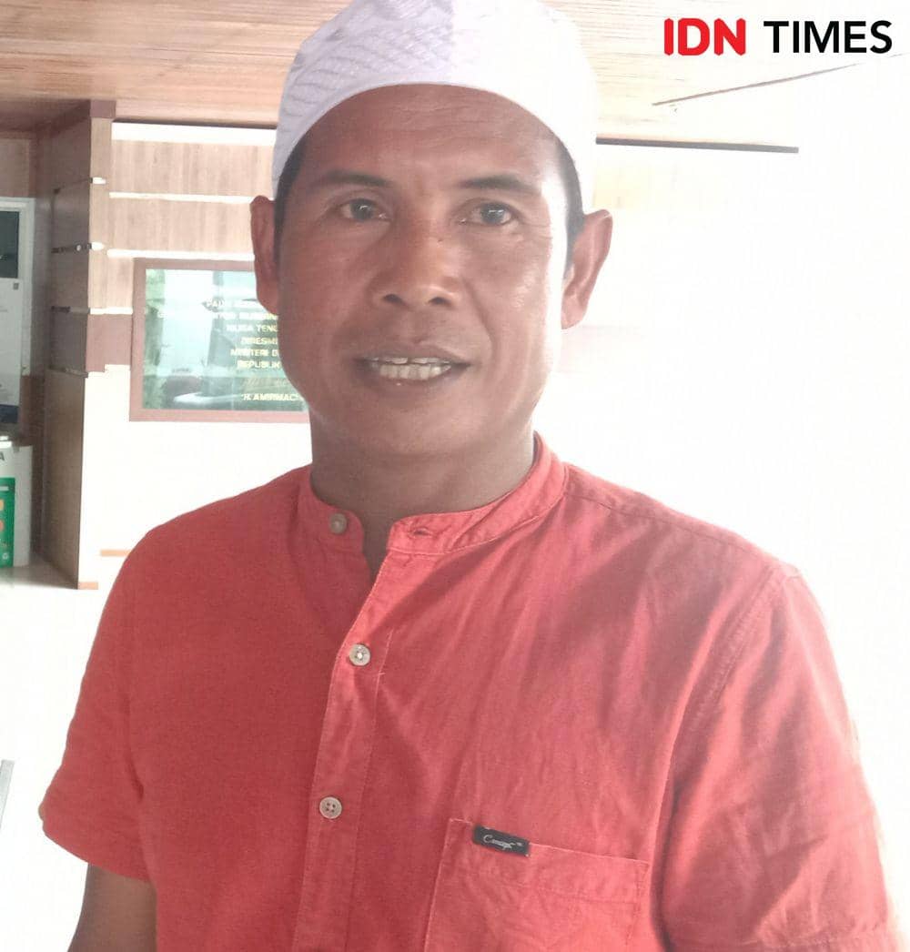 Nelayan asal Lombok Utara Haji Jojo. (IDN Times/Muhammad Nasir)