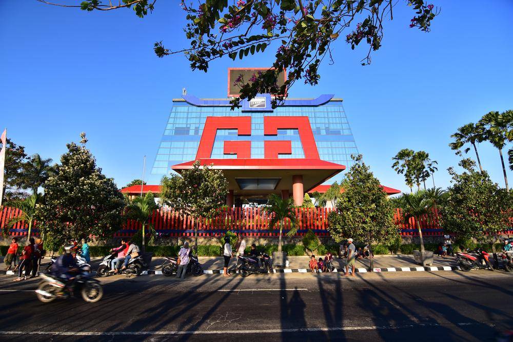 Logo Gudang Garam. (Shutterstock/Ahmad Saifulloh)