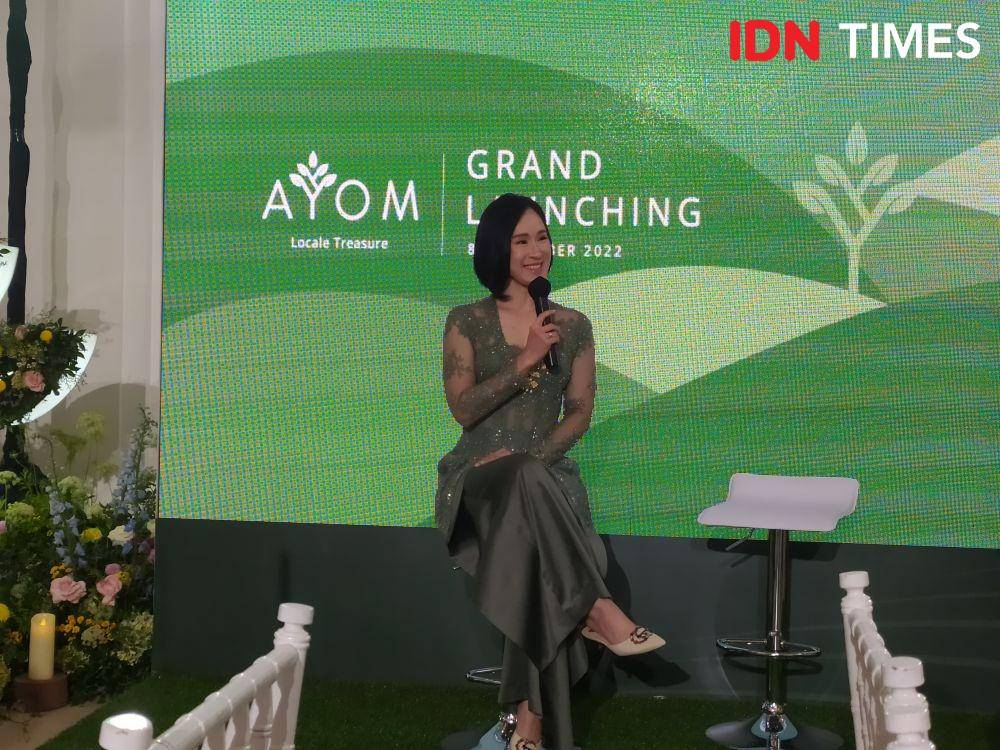 dr. Olivia Ong selaku Founder Jakarta Aesthetic Clinic dan AYOM, dalam Press Conference Grand Launching AYOM. 8 September 2022. (IDN Times/M. Tarmizi Murdianto)