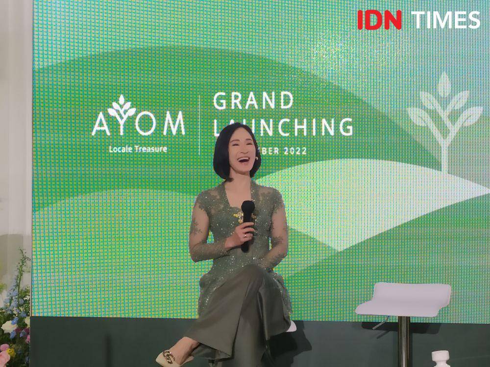 dr. Olivia Ong selaku Founder Jakarta Aesthetic Clinic dan AYOM, dalam Press Conference Grand Launching AYOM. 8 September 2022. (IDN Times/M. Tarmizi Murdianto)