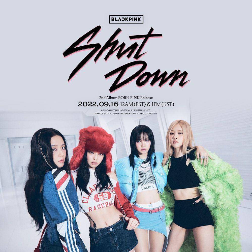 Poster Tittle Track Shut Down. (ig/blackpinkofficial)