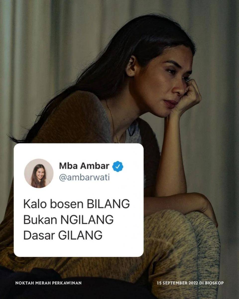 potret film noktah merah perkawinan (instagram.com/noktahmerahperkawinan)