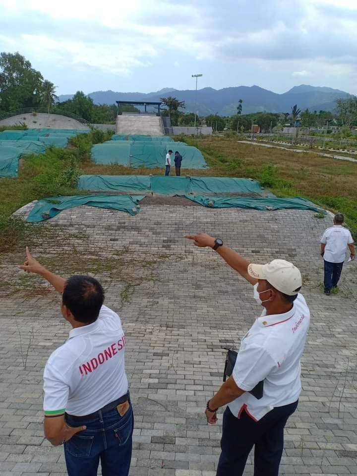 Sirkuit BMX Meninting yang dipersiapkan menjadi venue balap sepeda PON 2028. (dok. KONI NTB)