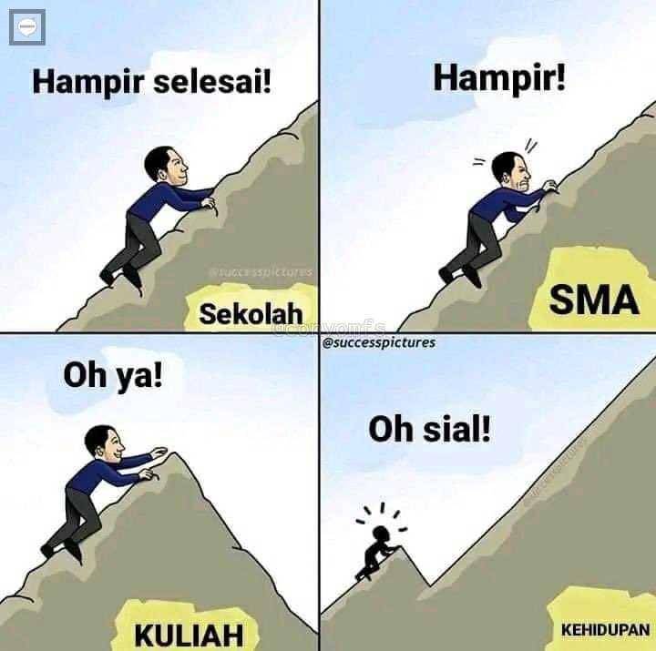 meme lucu menertawakan hidup (twitter.com/kweitawa)