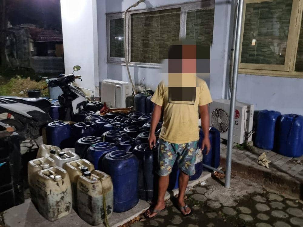 Polisi Tangkap Penimbun 495 Liter Solar Subsidi di Lombok Tengah