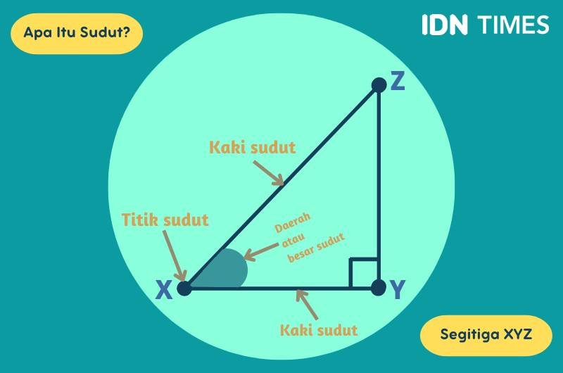 Dari segitiga XYZ, tampak bagian-bagian sebuah sudut. (IDN Times/Fria Sumitro)