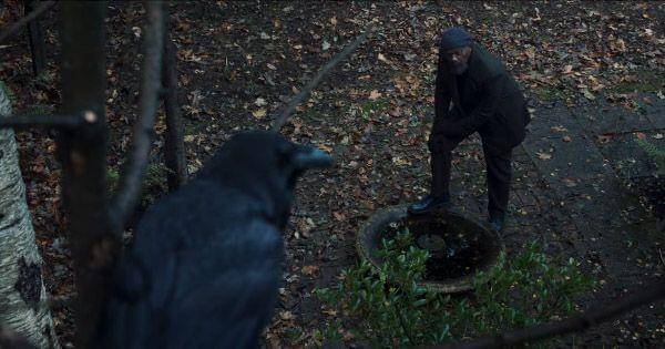 Nick menyadari ada yang aneh pada gagak (Dok. Marvel Studio / Secret Invasion )