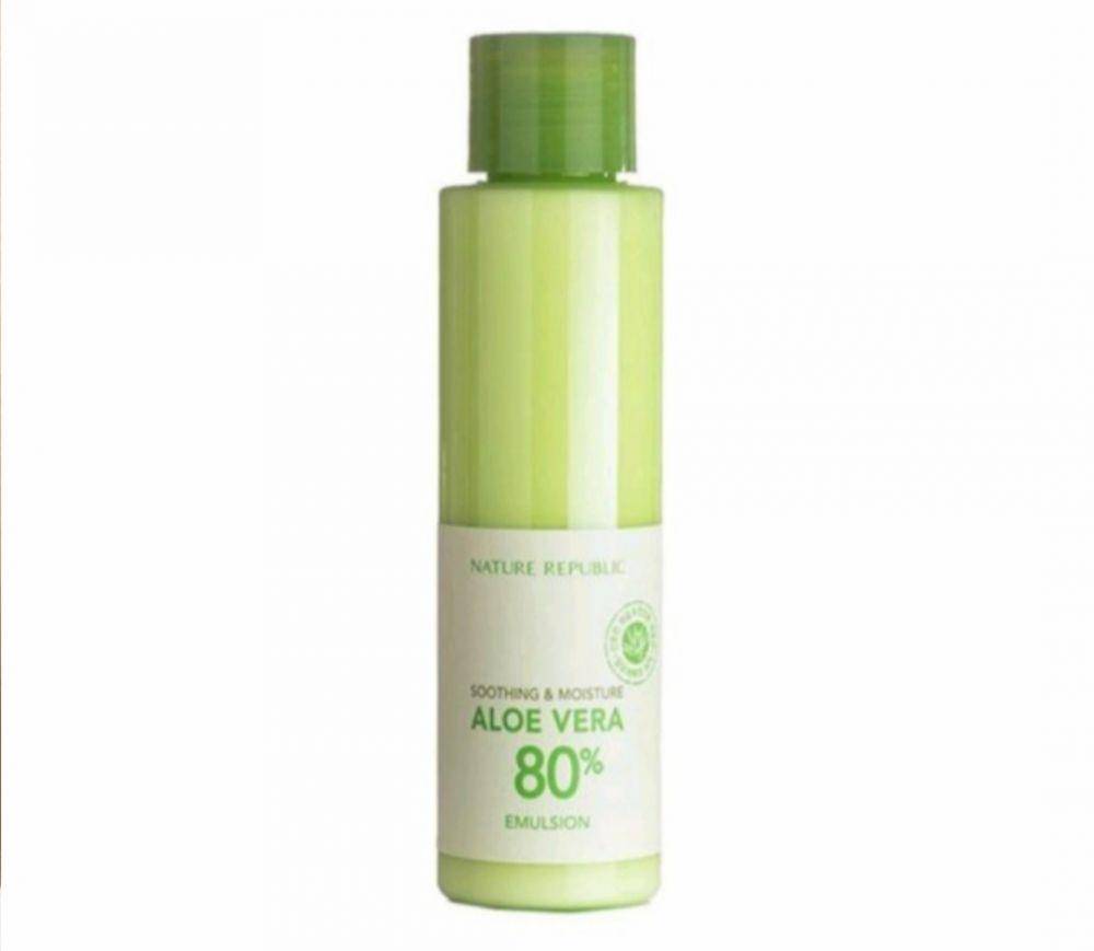 Nature Republic Soothing and Moisture Aloe Vera 80% Emulsion (tokopedia.com/glowingbodysemarang)
