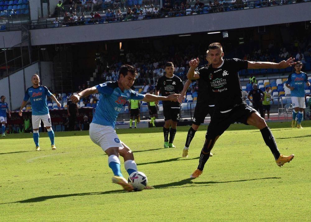 Napoli vs Spezia (twitter.com/en_sscnapoli)