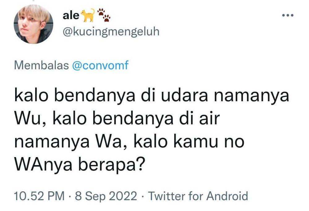 ilustrasi gombalan anak IPA (twitter.com/kucingmengeluh)