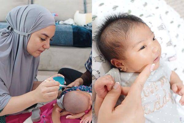 rambut baby Ara dicukur (youtube.com/aish tv)