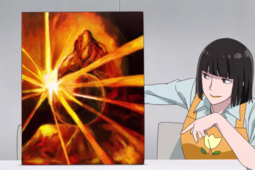 lukisan Ledakan Perasaan milik Yatora Yaguchi (dok. Seven Arcs/Blue Period)