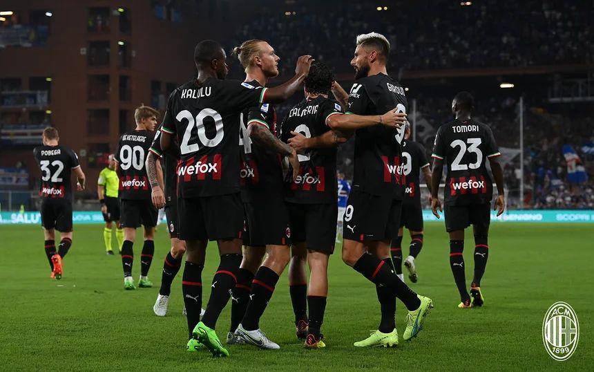 Sampdoria vs AC Milan (acmilan.com)